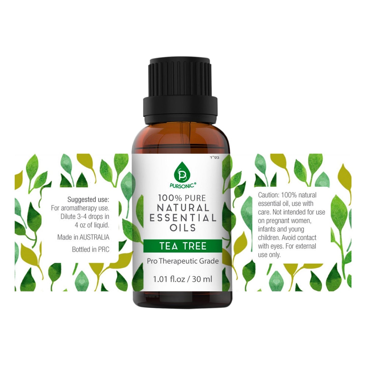 100% Pure & Natural Tea Tree Essential Oils - Pursonic - Little Red General Store