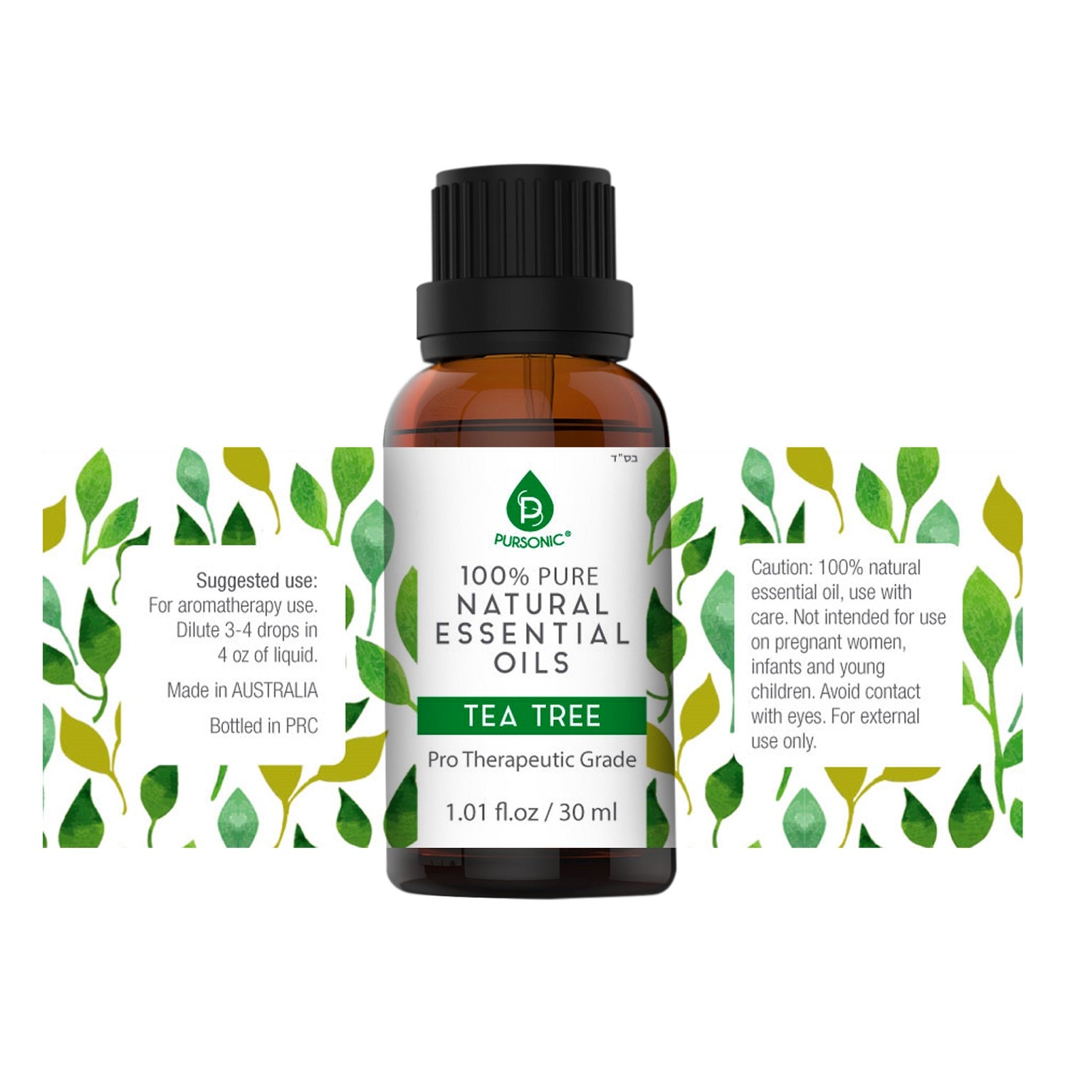 100% Pure & Natural Tea Tree Essential Oils - Pursonic - Little Red General Store