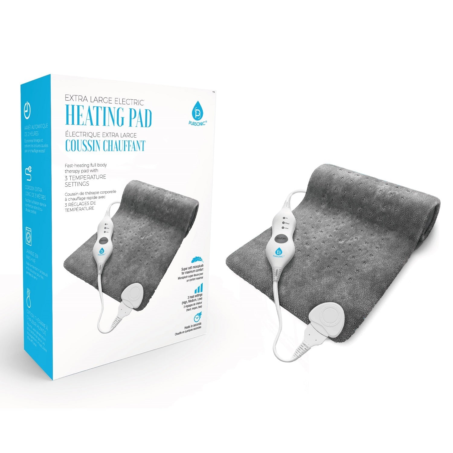 Electric Heating Pad - Pursonic - Little Red General Store