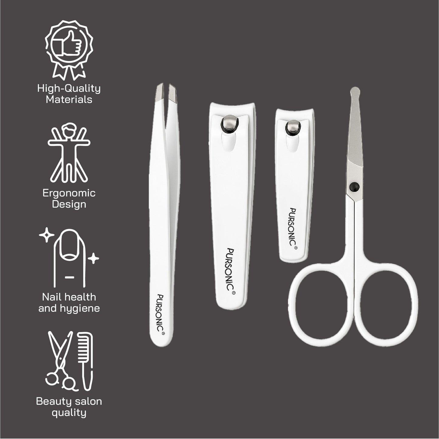 Salon Quality Manicure Tool Kit - Pursonic - Little Red General Store