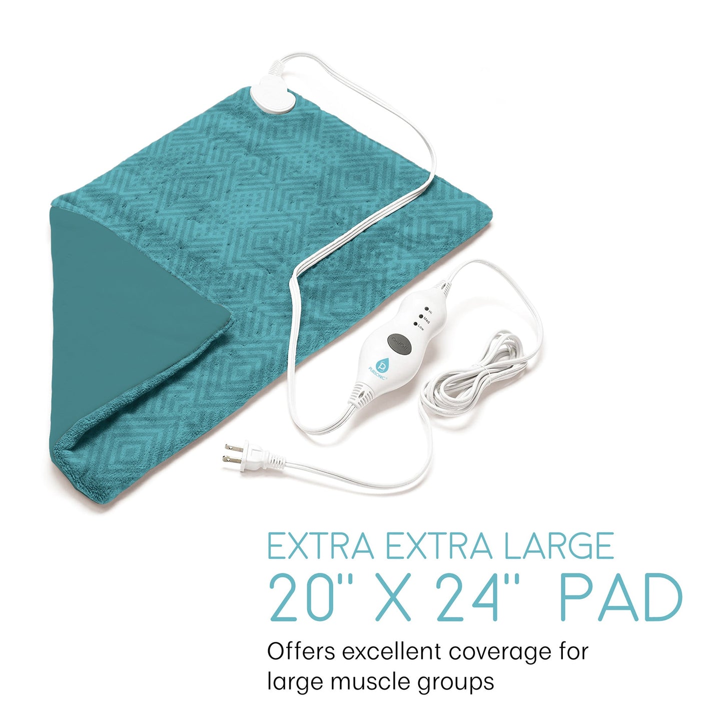Extra Extra Large Electric Heating Pad - Pursonic - Little Red General Store