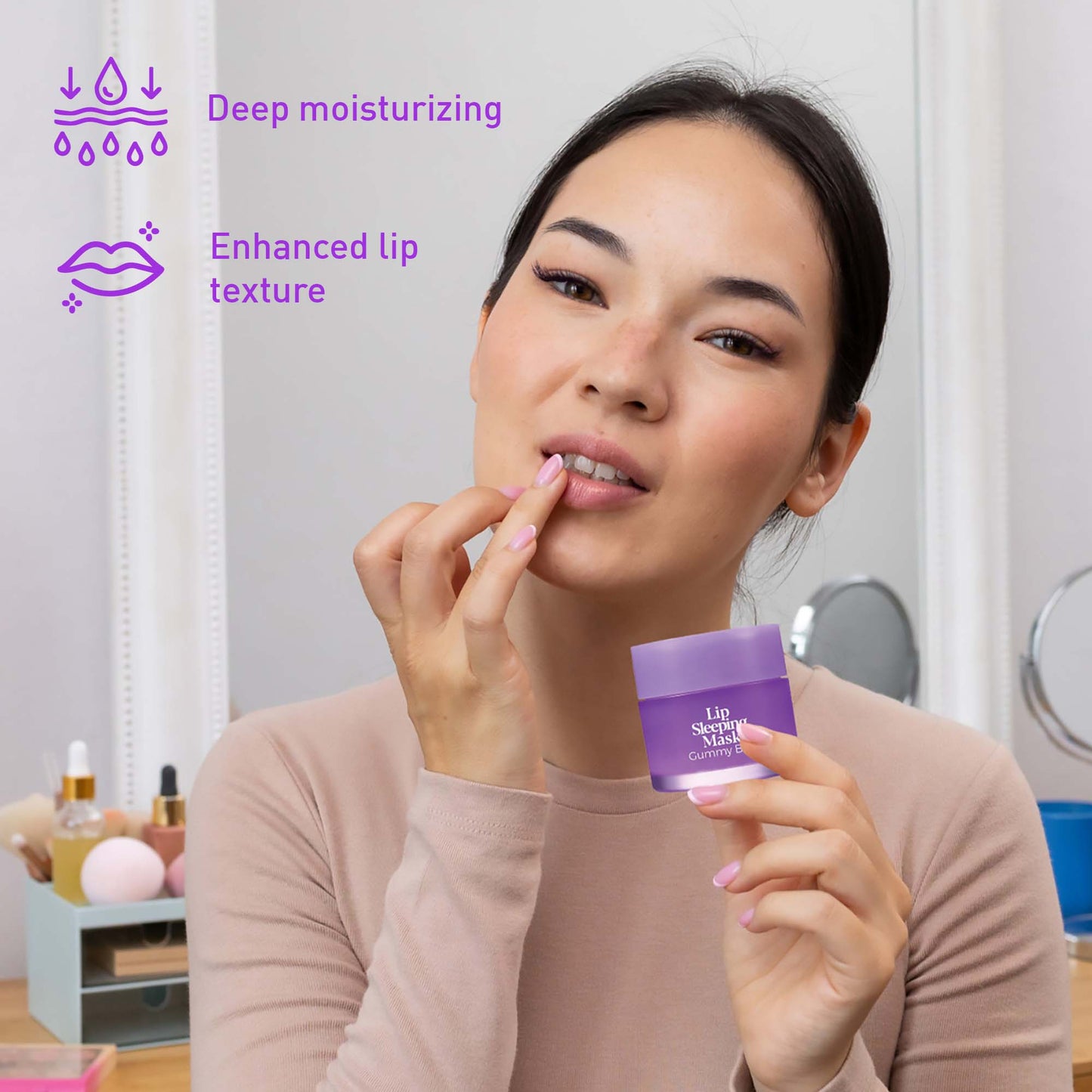 Lip Sleeping Mask Collection Bundle: Cherry Blossom & Berries + Gummy Bear & Fresh Mint - Pursonic - Little Red General Store