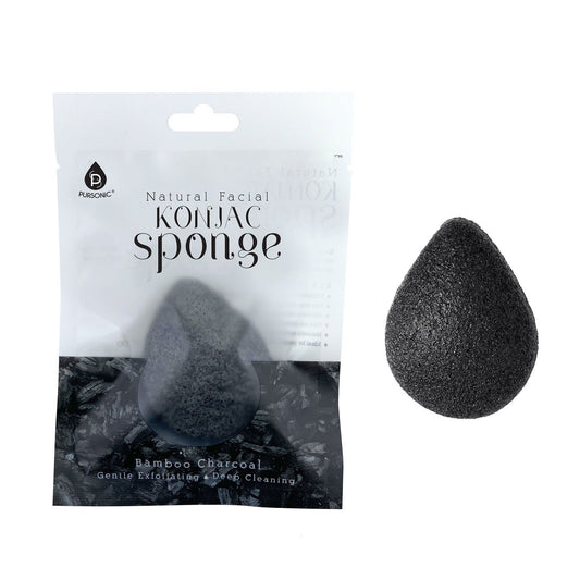 Natural Bamboo Charcoal Konjac Sponge - Pursonic - Little Red General Store