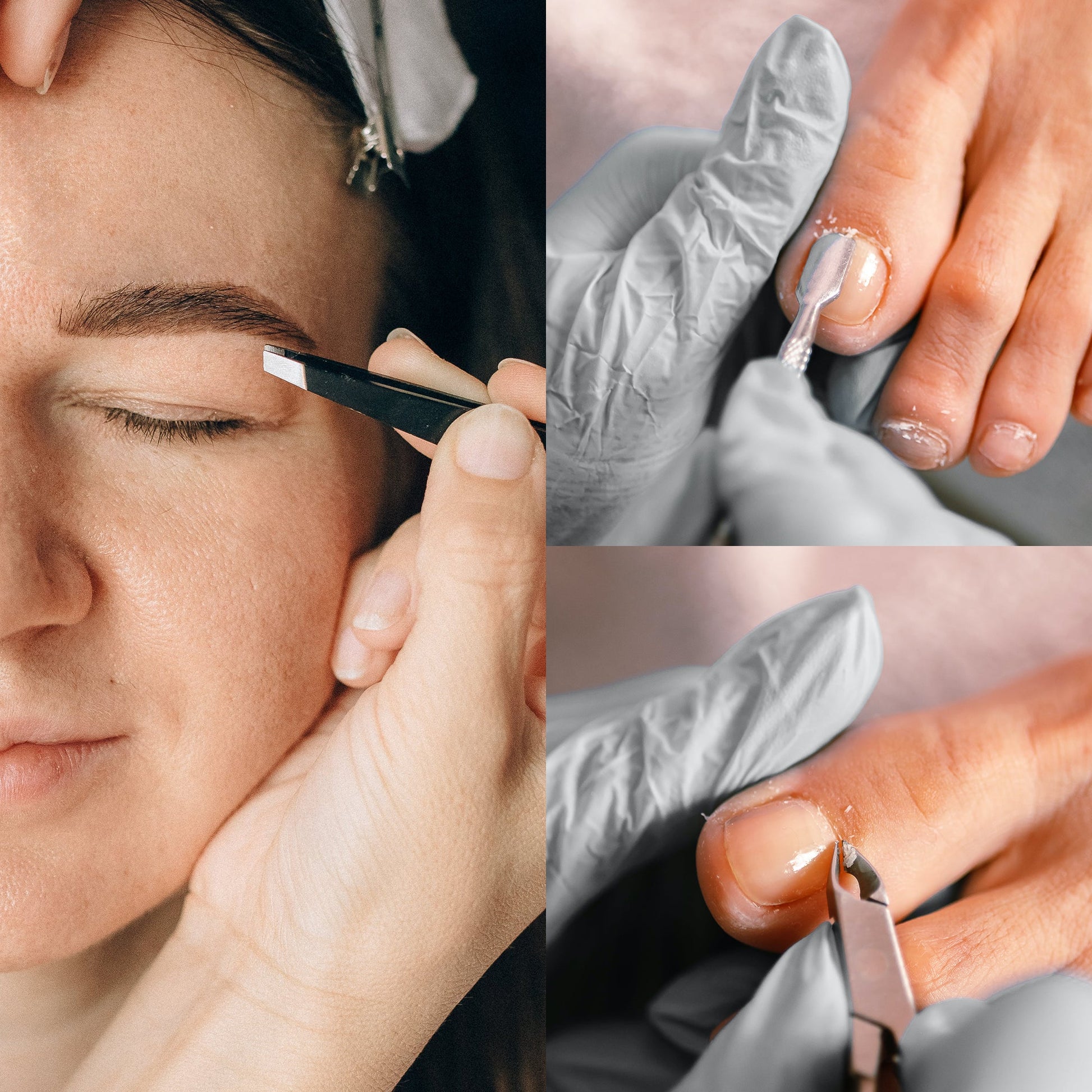 Precision Perfection Bundle: Slant Tip Tweezer + Salon - Grade Nail Care Kit - Pursonic - Little Red General Store