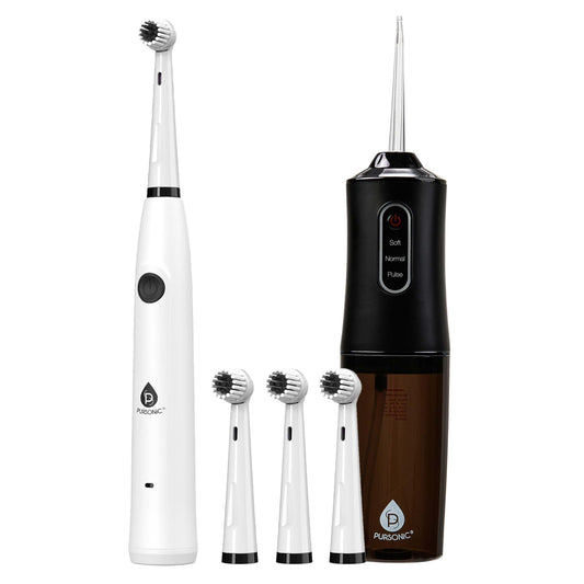 Mario Lopez USB Rechargeable Electric Toothbrush & USB Water Flosser - Pursonic - Little Red General Store