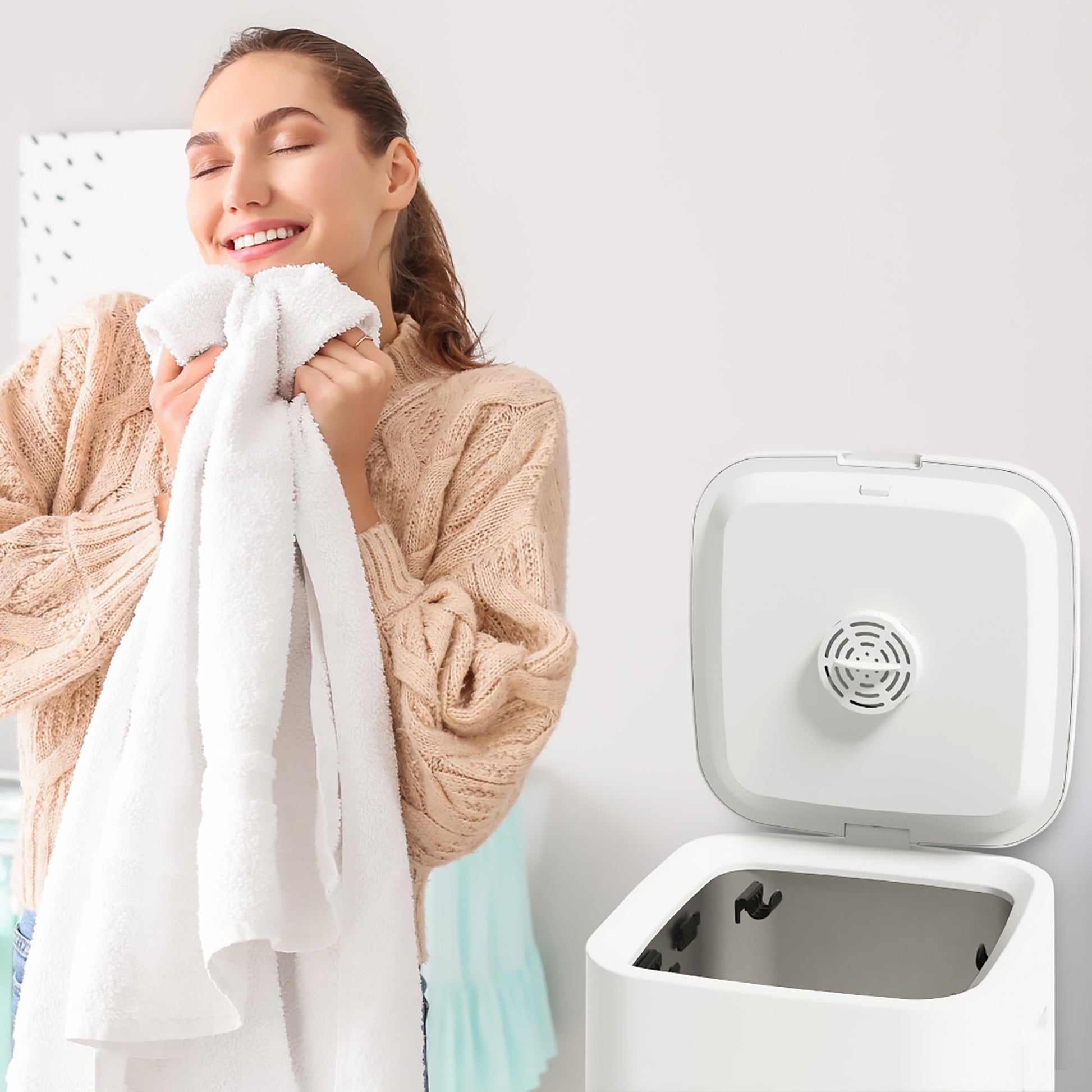 Luxury Towel Warmer Bucket with LED Display - Pursonic - Little Red General Store