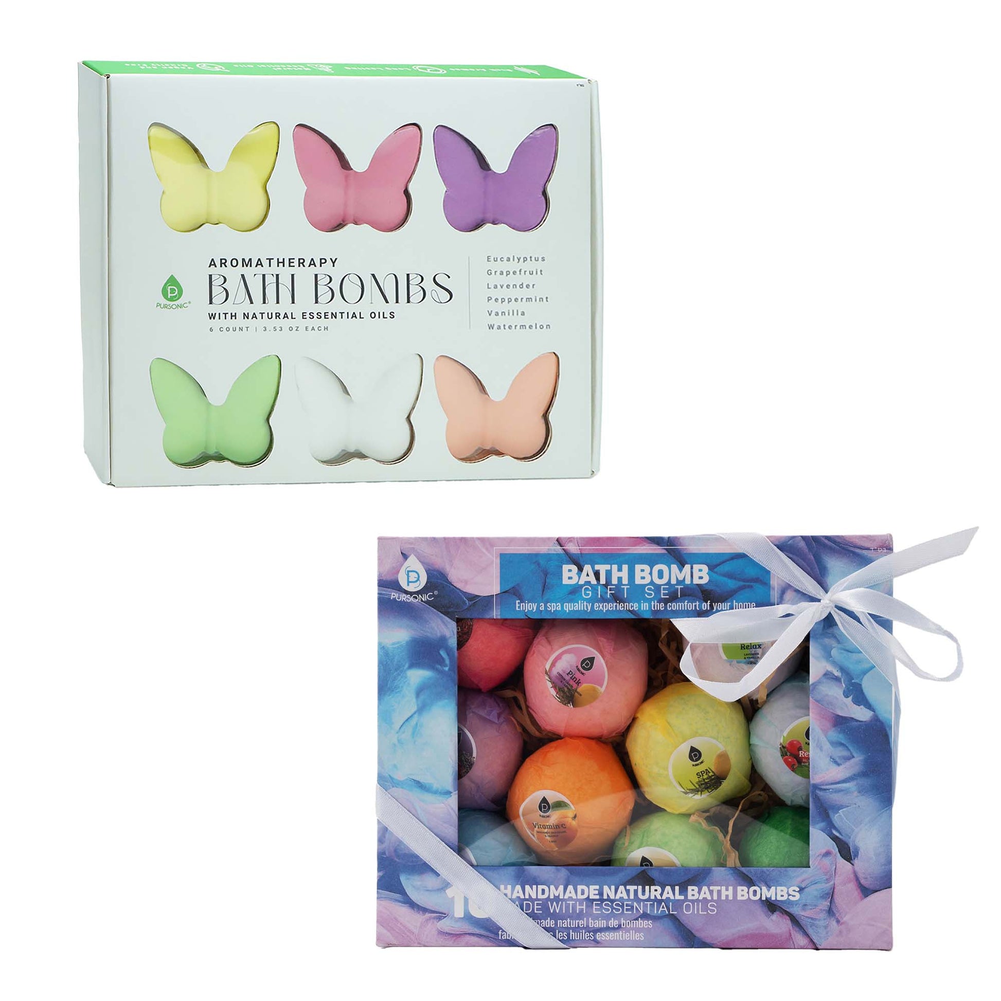 Pursonic Aromatherapy Bath Bomb Collection – Transform Your Bath into a Spa - Pursonic - Little Red General Store