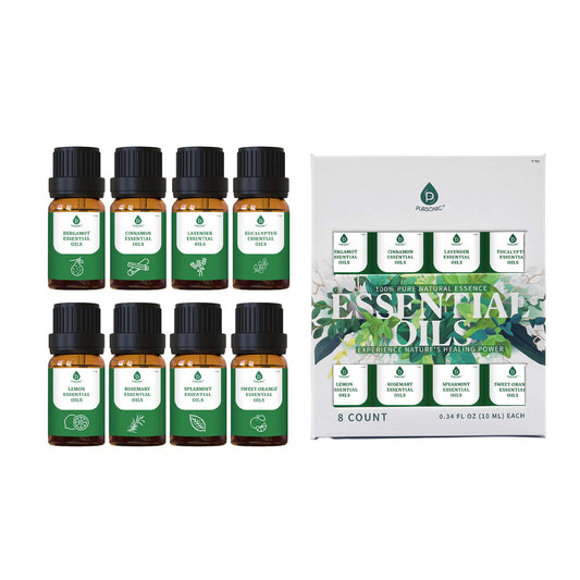 🌿 100% Pure Natural Essence Essential Oils Collection – Aromatherapy at Its Finest! 🌿 - Pursonic - Little Red General Store