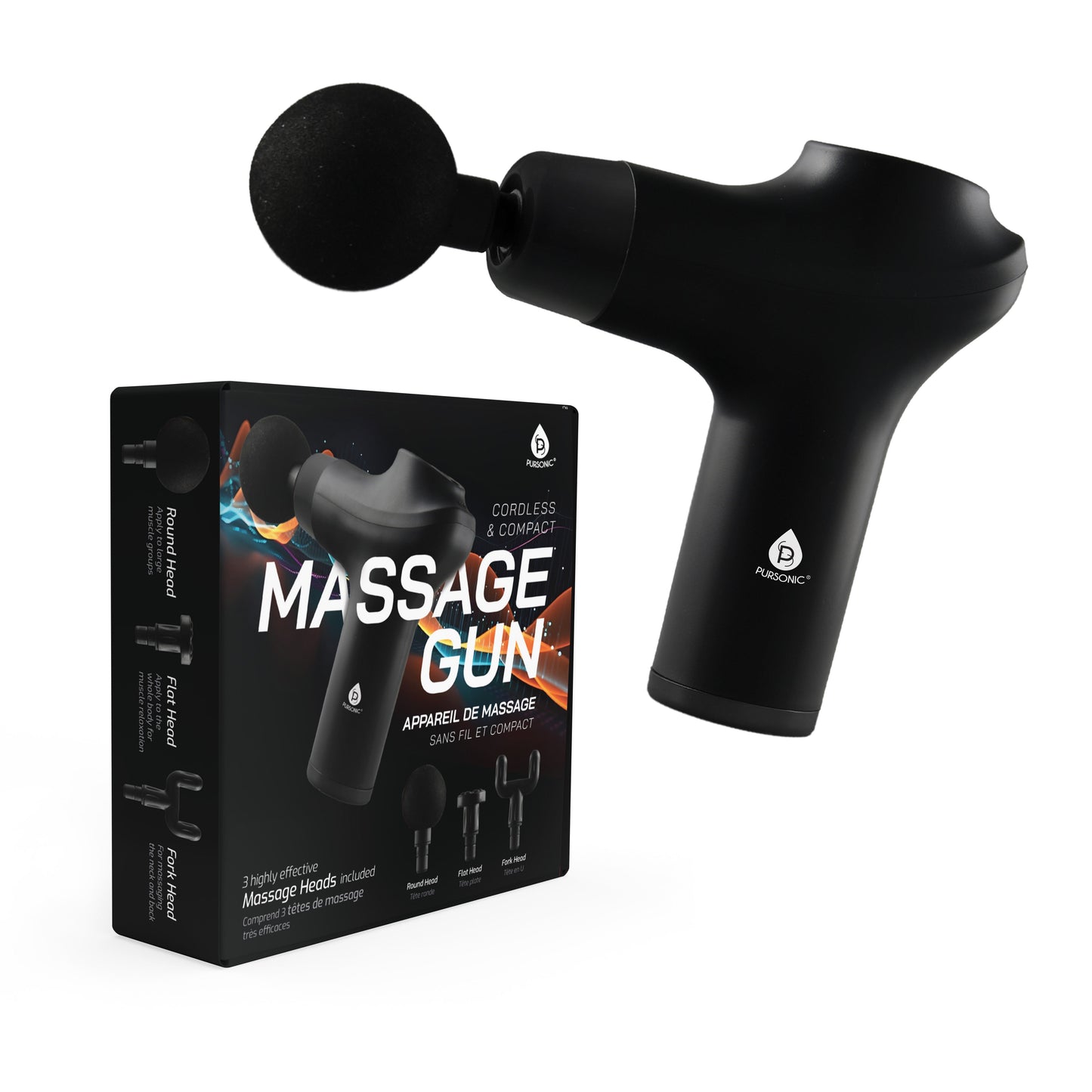 3 Speed Cordless & Rechargeable Professional Massage Gun - Pursonic - Little Red General Store