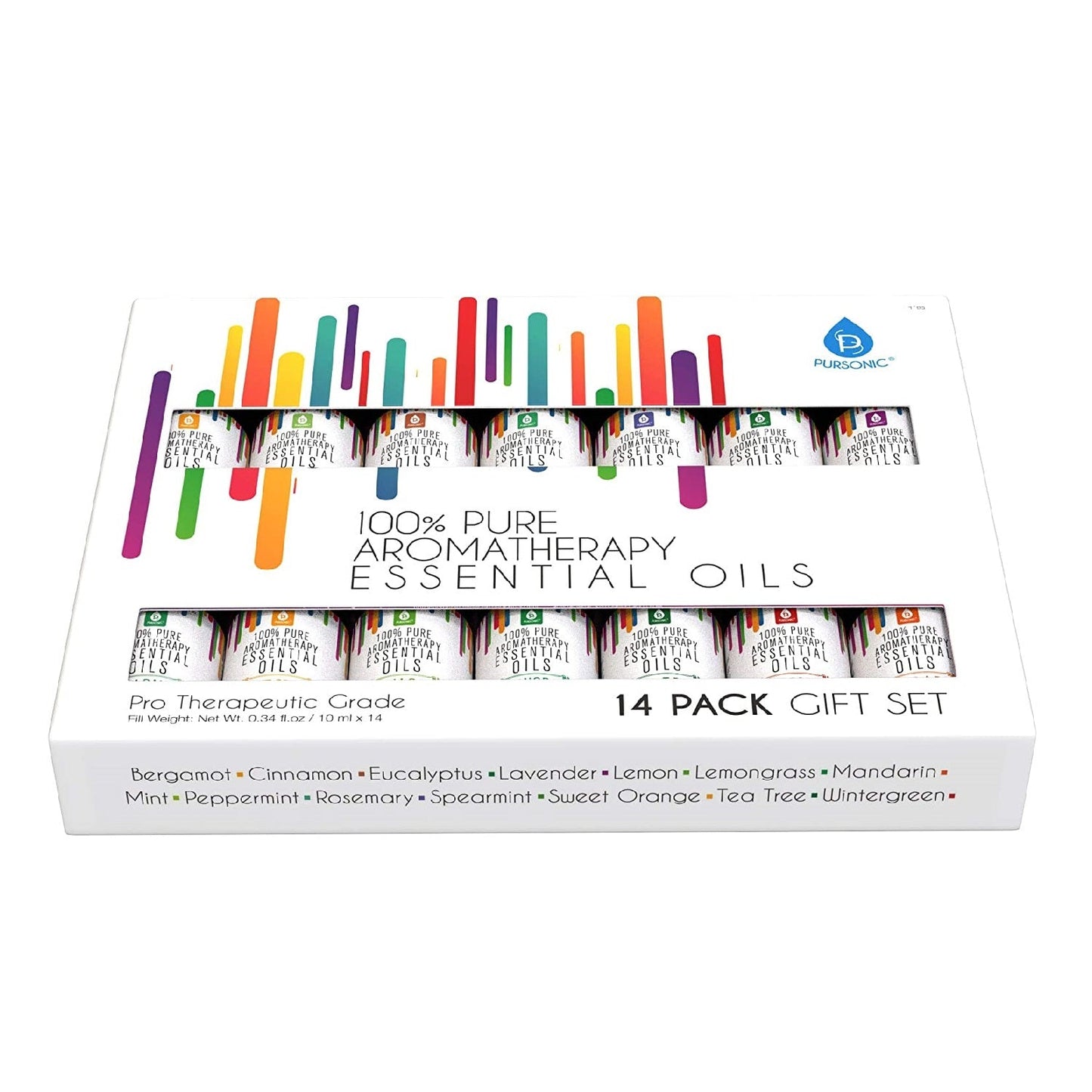 14 Pack of 100% Pure Essential Aromatherapy Oils - Pursonic - Little Red General Store