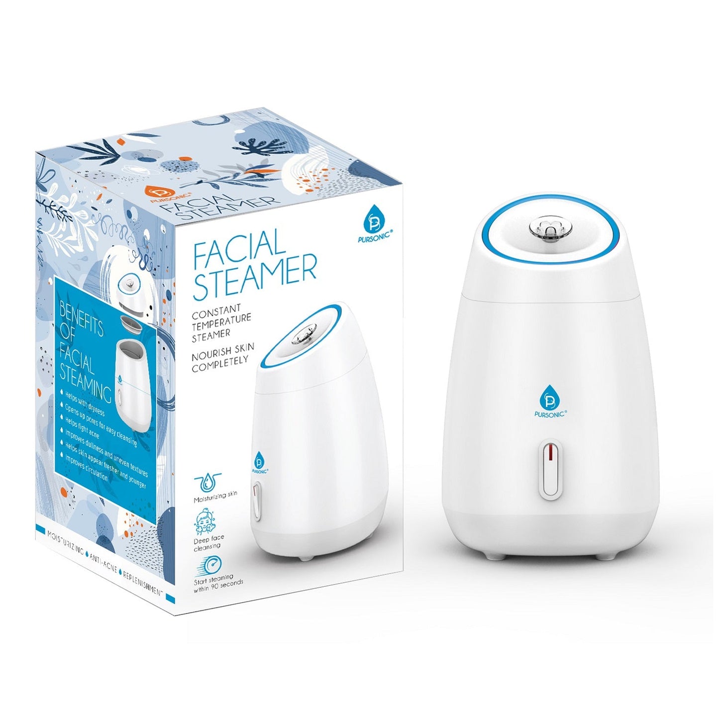 Pursonic Facial Steamer Hot Mist Moisturizing Spa - Pursonic - Little Red General Store
