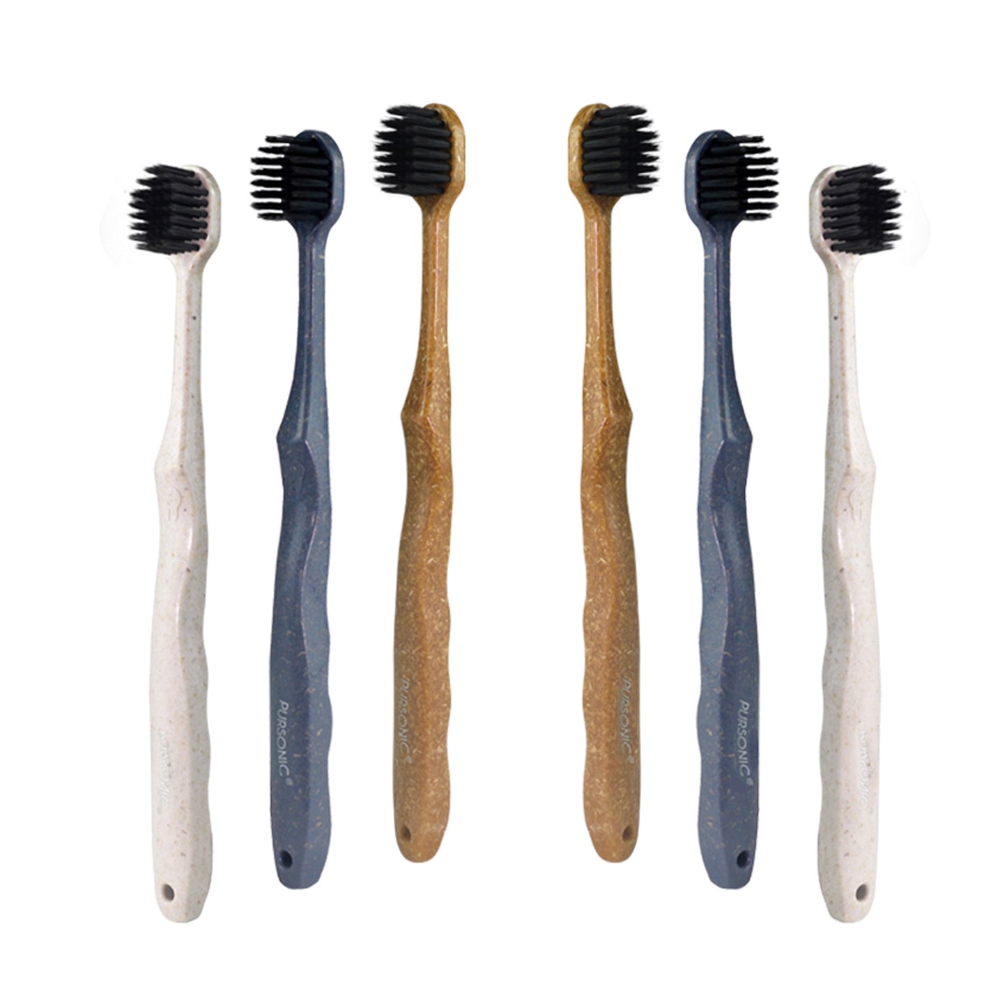 Wide Brush Head Charcoal Toothbrush - Pursonic - Little Red General Store
