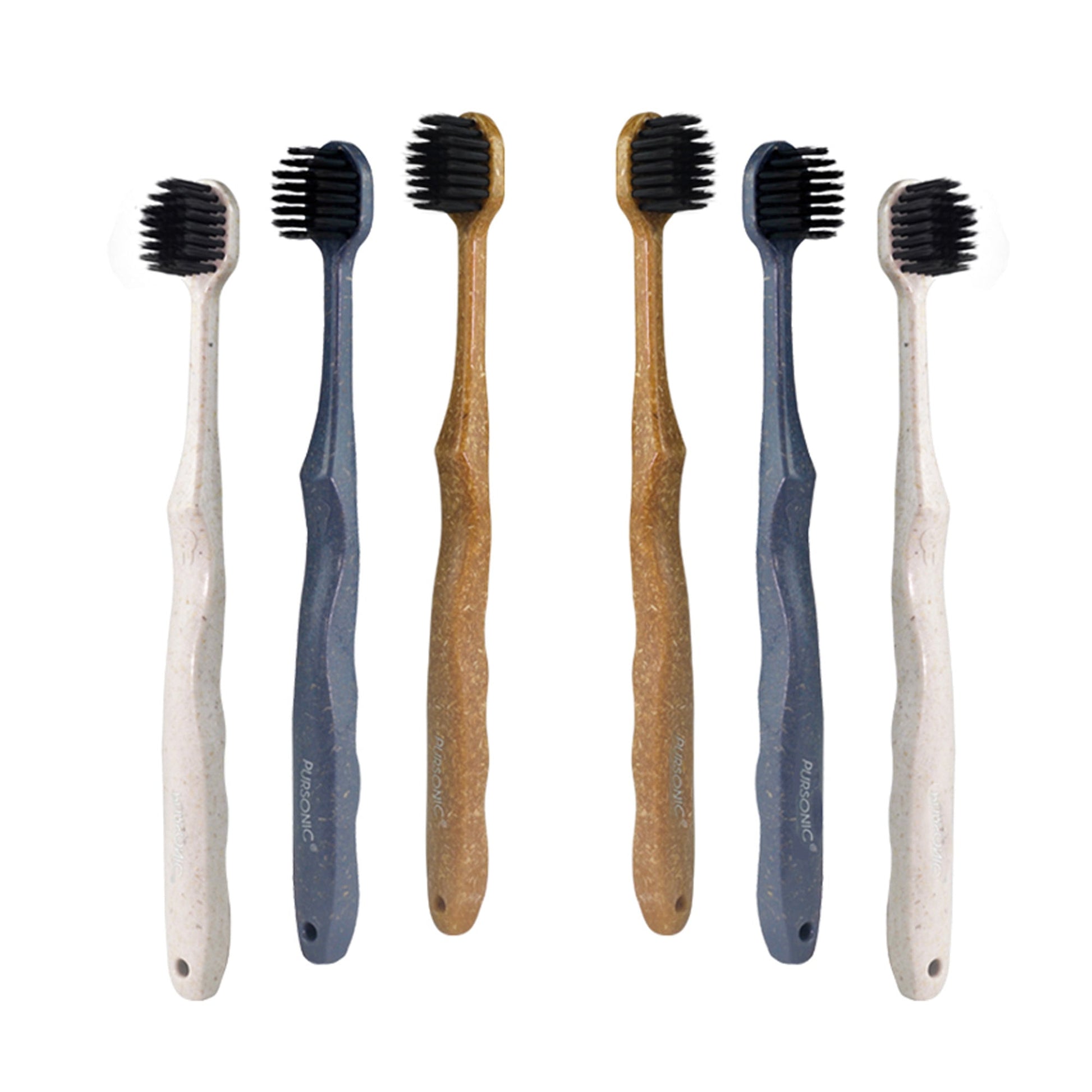 Wide Brush Head Charcoal Toothbrush - Pursonic - Little Red General Store