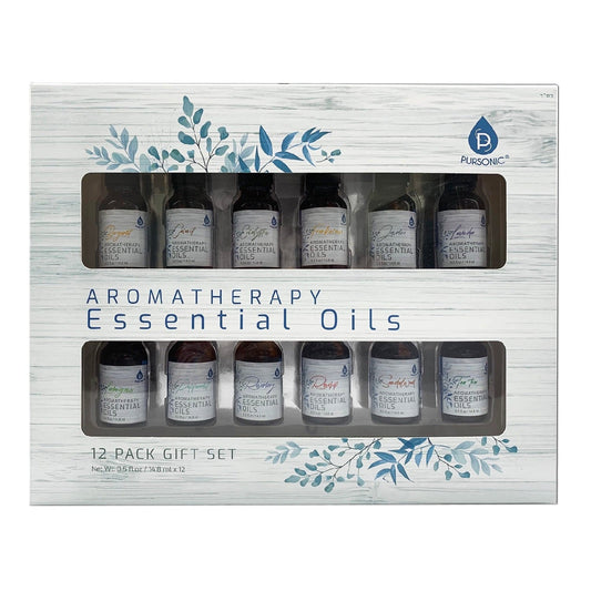12 Pack of Aromatherapy Essential Oils - Pursonic - Little Red General Store