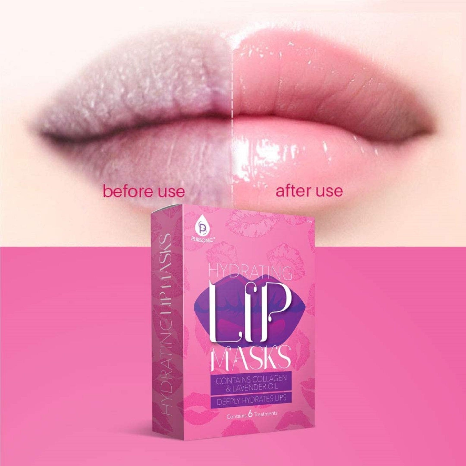 Hydrating Lip Masks (Pack of 6) - Pursonic - Little Red General Store