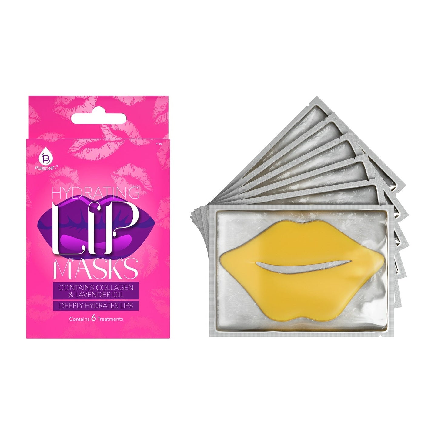 Hydrating Lip Masks (Pack of 6) - Pursonic - Little Red General Store