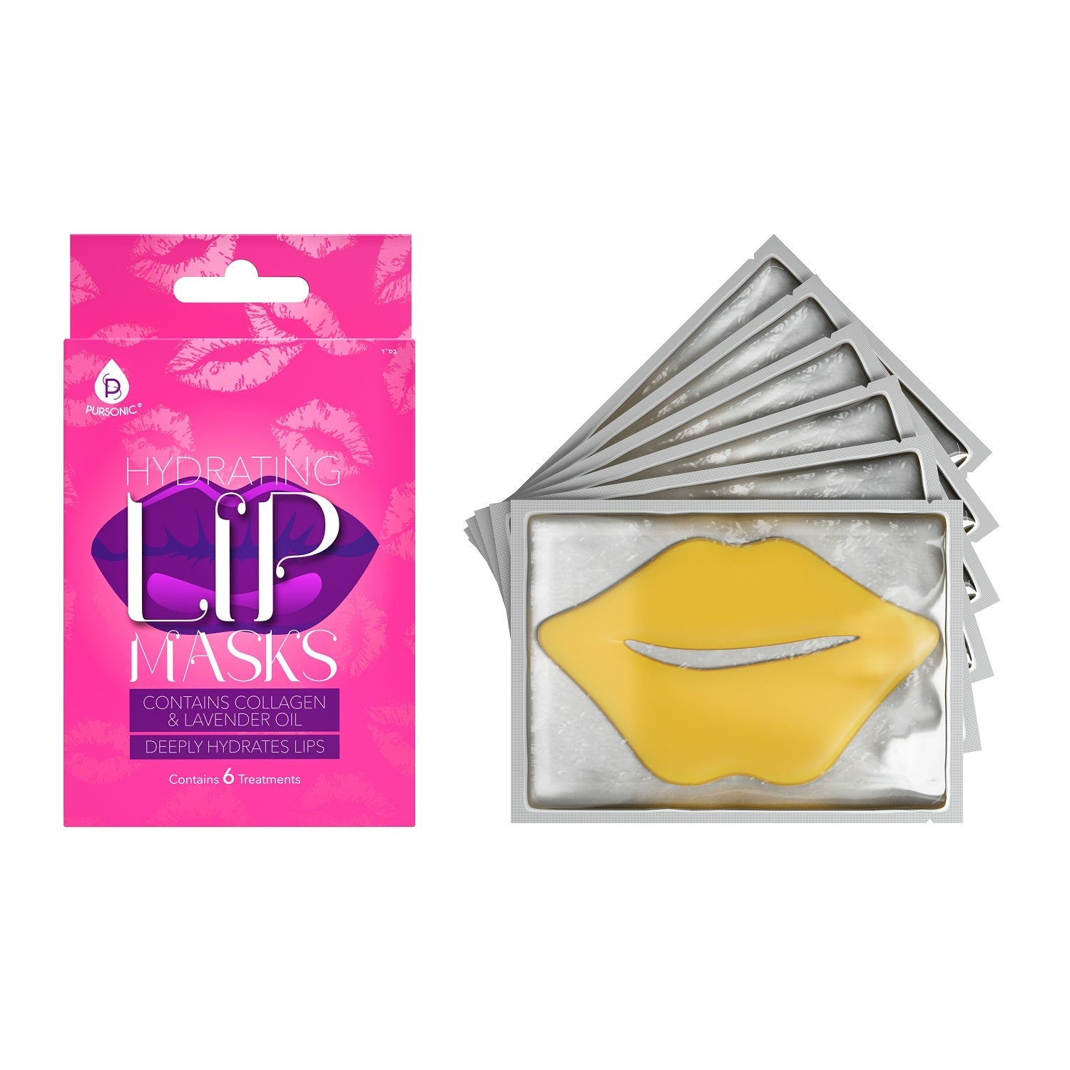 Hydrating Lip Masks (Pack of 6) - Pursonic - Little Red General Store