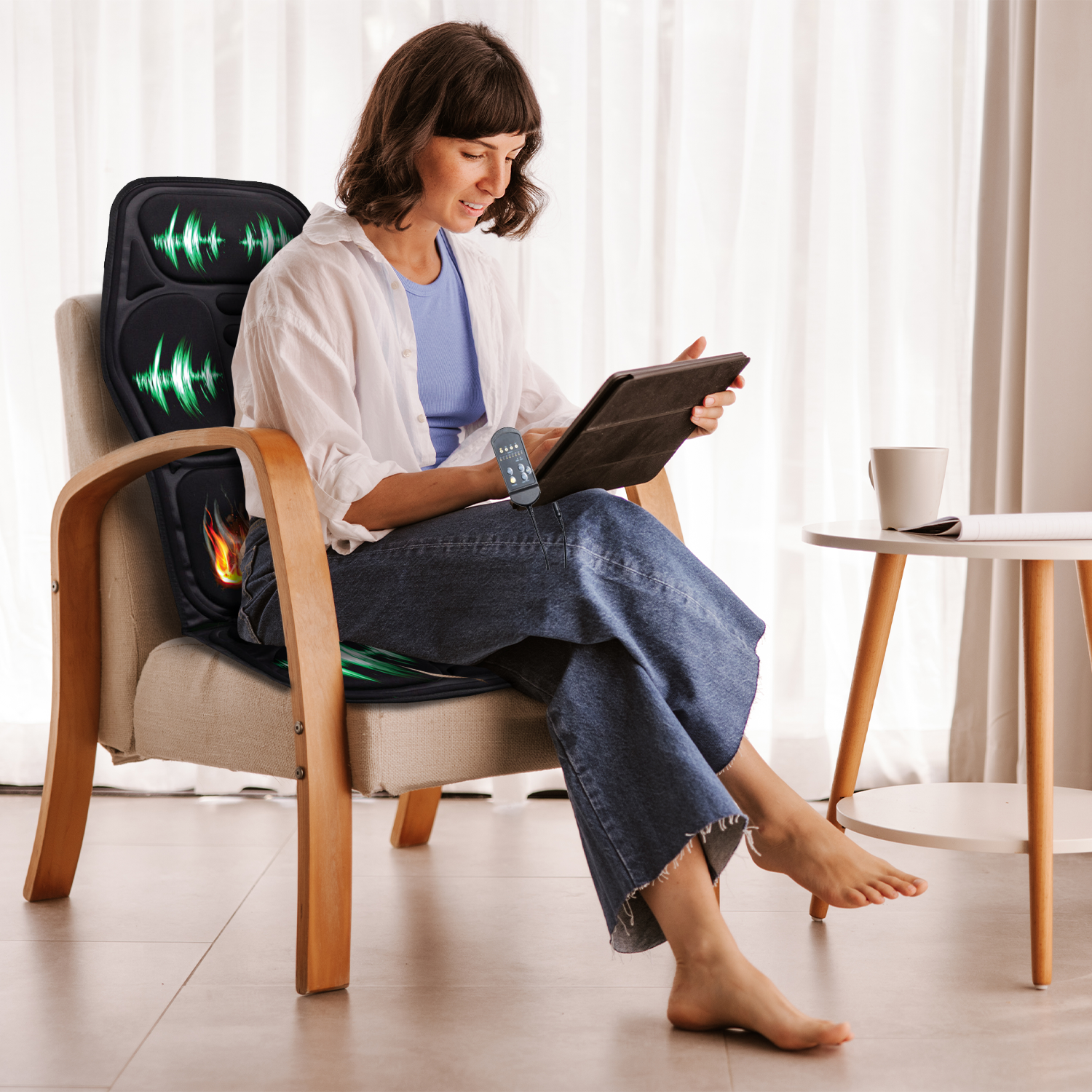 Pursonic Chair Cushion With Heat and Vibration - Pursonic - Little Red General Store