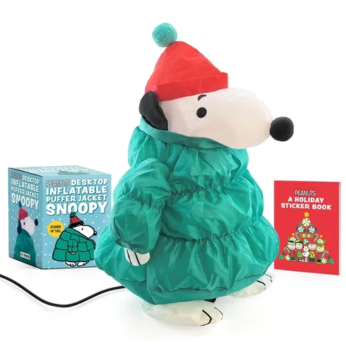 Peanuts: Desktop Inflatable Puffer Jacket Snoopy (Revised Edition): Stands 14 Tall
