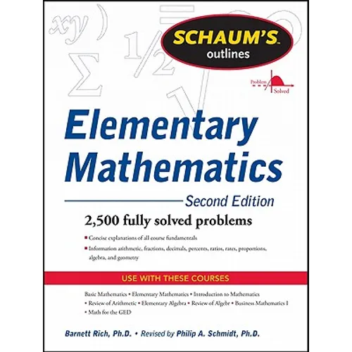 Schaum's Outline of Review of Elementary Mathematics, 2nd Edition