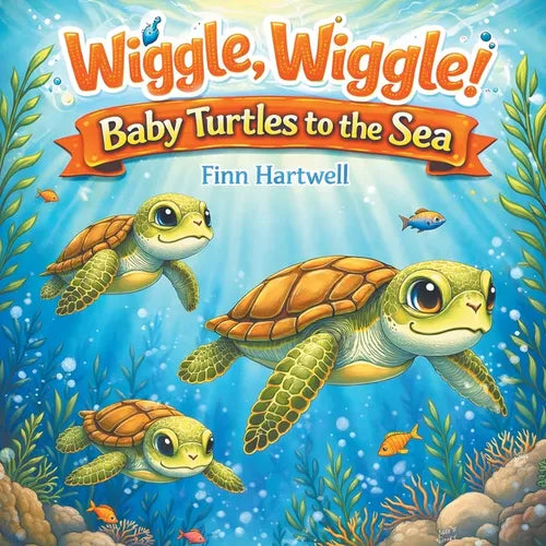 Wiggle, Wiggle! Baby Turtles to the Sea: A Sweet and Simple Story of Teamwork and Determination for Children Ages 3-5