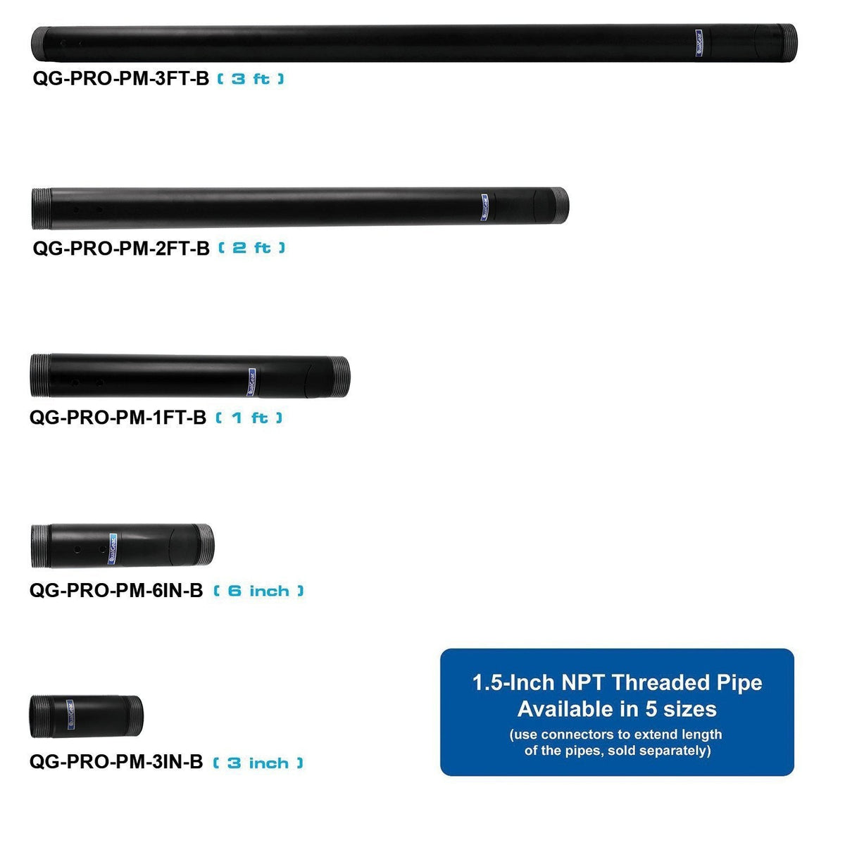 QualGear Pro-AV Truss Ceiling Adapter, QG-PRO-PM-TCA-B