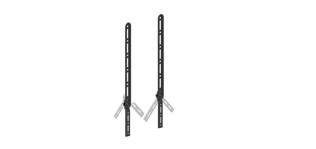 QualGear Universal Sound Bar Bracket, 33 lb / 15 kg, Black, QG-SB-001-BLK