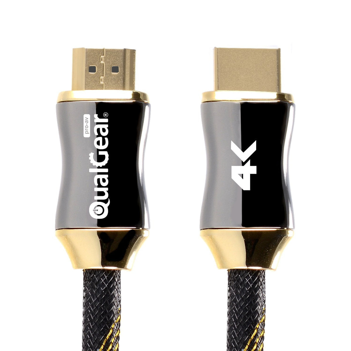 QualGear Premium Certified High Speed HDMI 2.0b Cable with Ethernet, 4K, Black