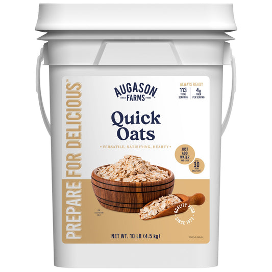 Quick Oats 4 Gallon Pail, 113 Servings