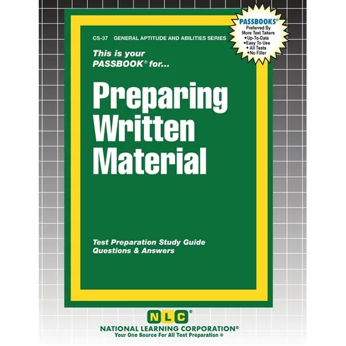 Preparing Written Material