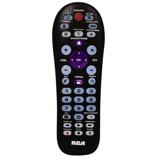 Substitute for RCA RCR414BHZ3V RemoteStreaming 4-Device Universal Remote Control [RRUR01]