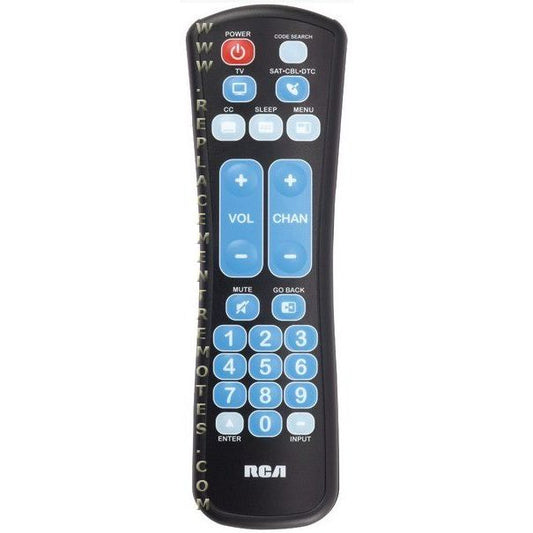 Substitute for RCA RCRHM02BR 1-Device Universal Remote Control [RRHC100]