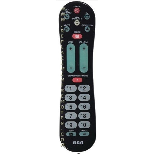 Substitute for RCA RCRPS02GR 1-Device Universal Remote Control [RRH100]