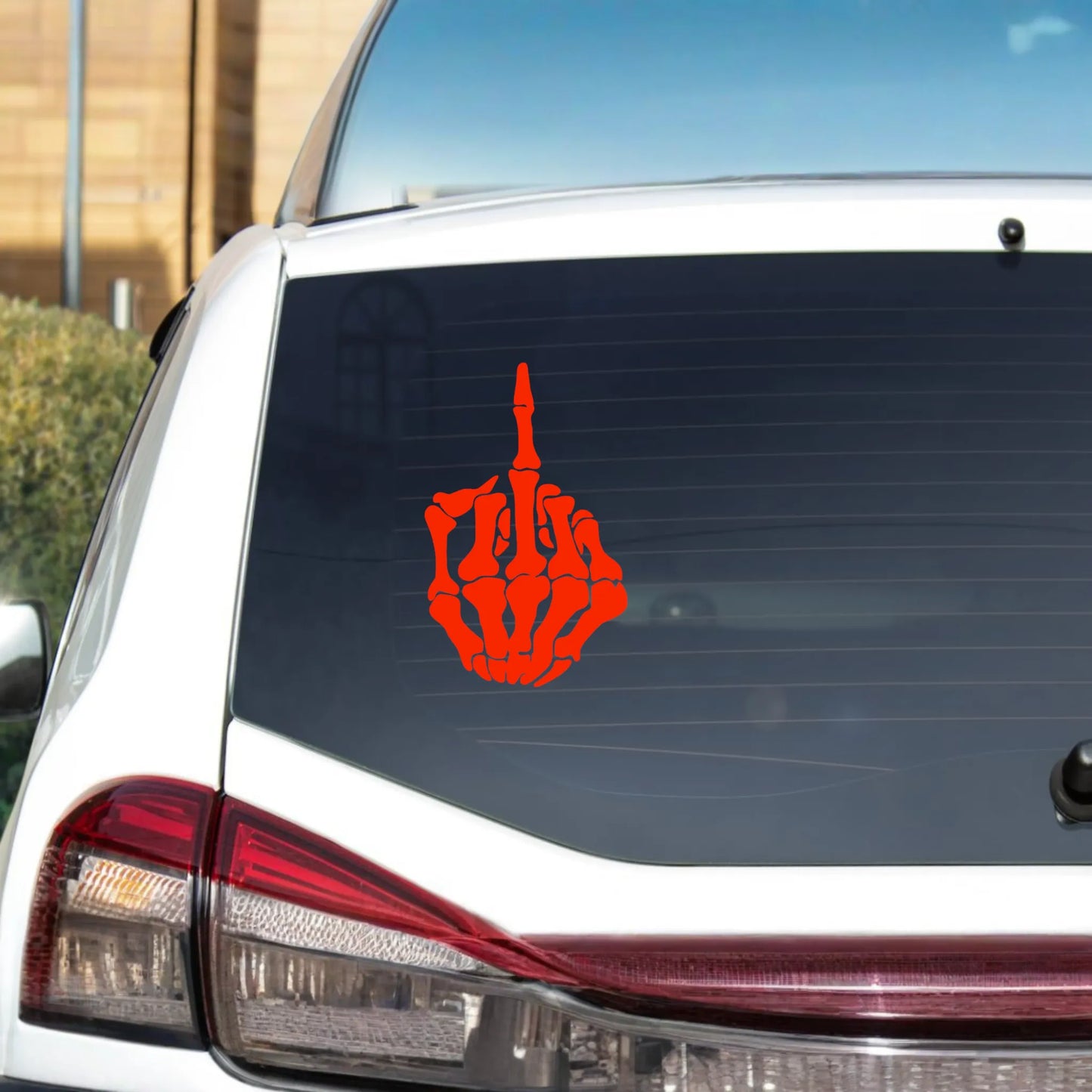 F Skeleton Decal Vinyl Sticker CNC Heavy Duty Middle Finger ~ Oracle 651
