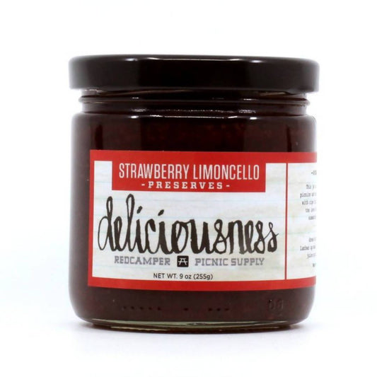 Red Camper Strawberry Limoncello Deliciousness - 12 jars x 9oz case