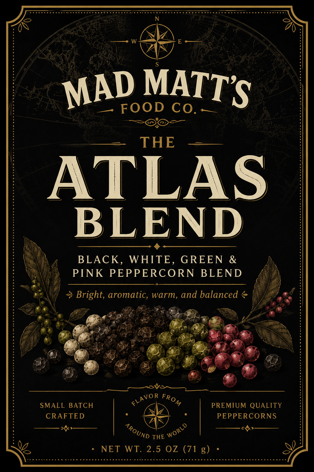 Mad Matt's Atlas Blend Whole Peppercorns