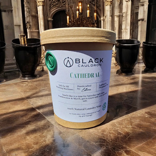 Cathedral Frankincense & Myrrh Laundry Soap Powder 19.4oz - fully compostable packaging!!