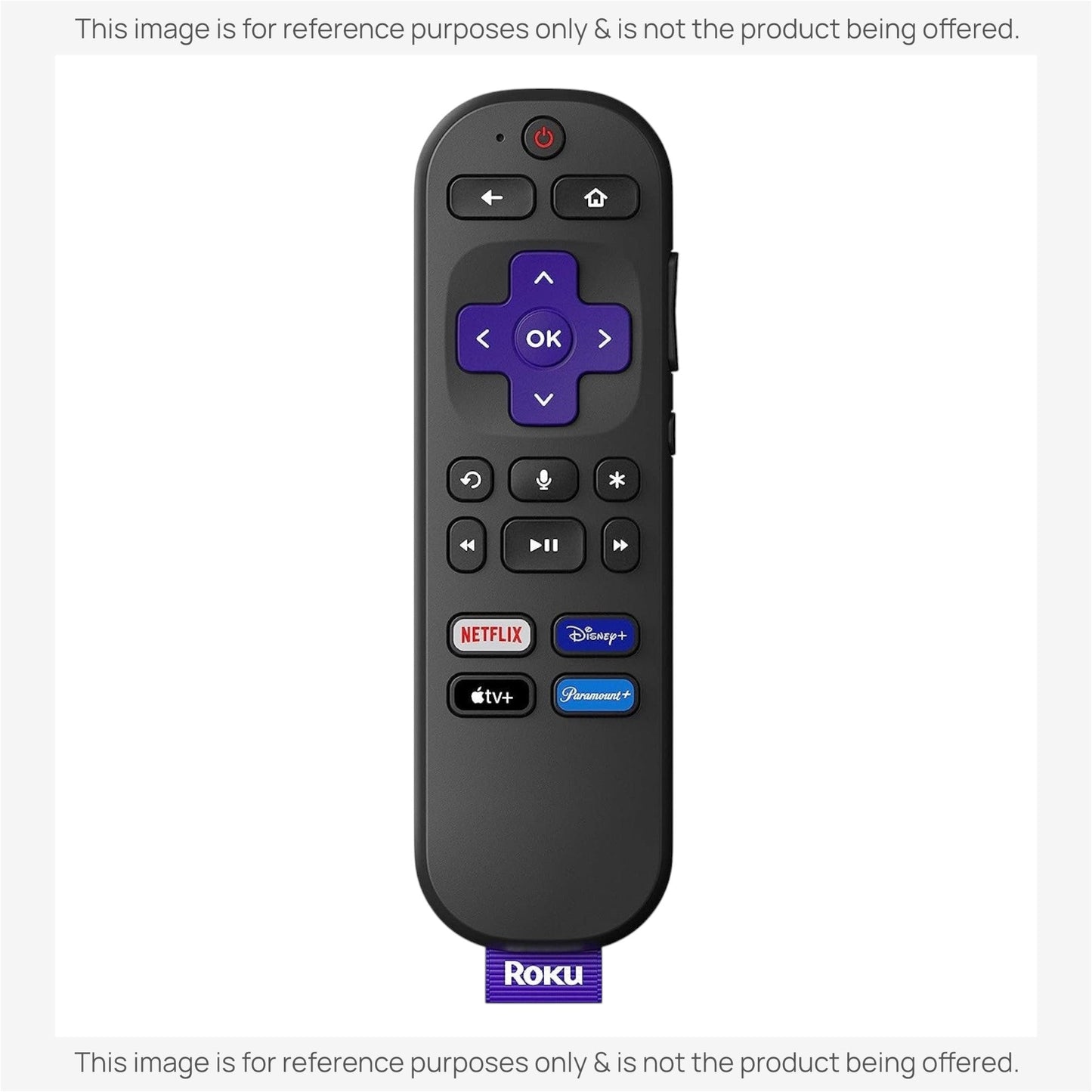 Substitute for Roku RC-A1R Universal Streaming Remote Control [RCGZ1]