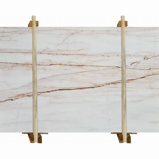 Rosalina Beige Bookmatching Marble Slabs Polished - Livfloors Collection
