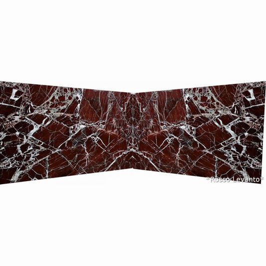 Rosso Levanto Bookmatching Marble Slabs Polished - Full Truckload