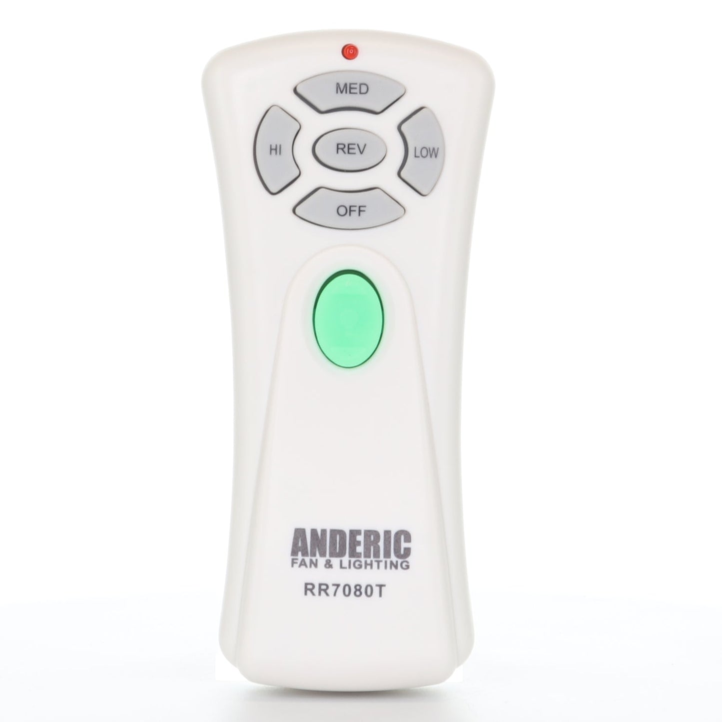 Anderic RR7080T Replacement Ceiling Fan Remote Control for Hampton Bay CHQ7080T, UC7080T with Up, Down, and Reverse Keys