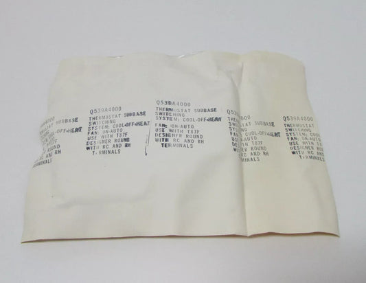 Honeywell Q539A4000 Thermostat Subbase With Heat/Cool 52635