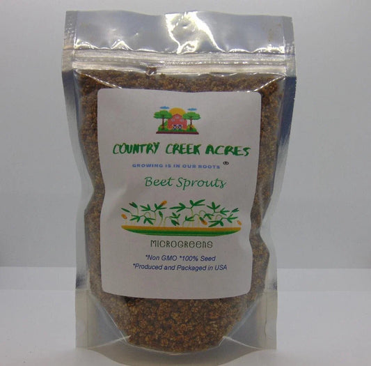 Beet Seeds for Microgreens, 8 oz, Non-GMO, Beta vulgaris, Organic Gardening, Healthy Sprouts