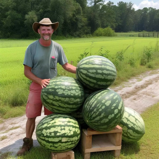 Florida Giant Watermelon Seeds - 12 Heirloom Non-GMO Organic - Rare Watermelon Variety