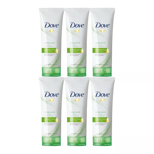 6 Pack Dove Deep Pure Oil Control Facial Cleaner 100 Grams