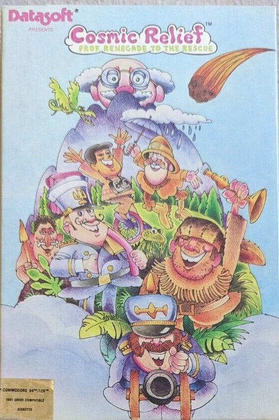 Cosmic Relief: Prof. Renegade to the Rescue (Commodore 64/128)