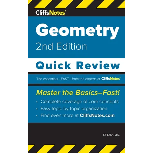 CliffsNotes Geometry: Quick Review