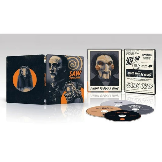 Saw 1–8 Complete Collection Limited Edition Steelbook (Blu-ray + Digital)