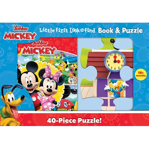 Disney Junior Mickey Mouse Clubhouse: Little First Look and Find Book & Puzzle