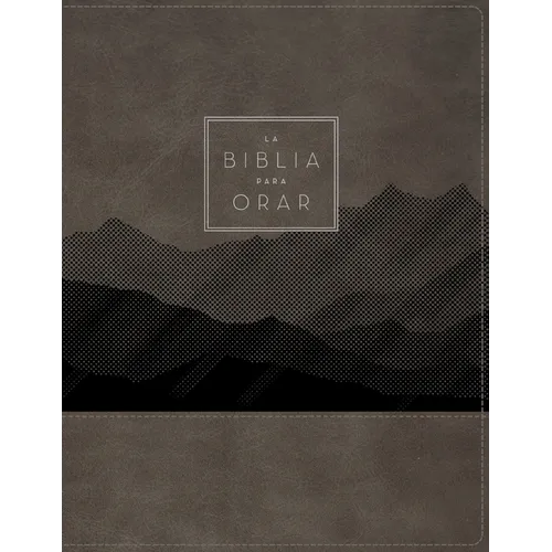 Rvr60, La Biblia Para Orar, Leathersoft, Gris, Palabras de Jesús En Rojo, Comfort Print: Ora La Palabra de Dios de Principio a Fin